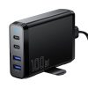 Asztali töltő 2xUSB-C 2xUSB-A 100W Essager GaN (fekete)