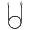 Cablu de încărcare rapidă USB-A 3.1 și USB-C Lention CB-ACE-6A1M, 6A, 10Gbps, 0,5m (negru)