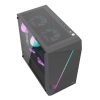 Carcas? pentru calculator Aigo AL390 + ventilator RGB (negru)