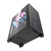 Carcas? pentru calculator Darkflash DRX70 MESH + 4 ventilatoare RGB (negru)