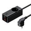 Fâșie de alimentare GaN McDodo CH-4620 EU 70W, 2x USB-C, 1x USB (negru)