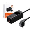 Fâșie de alimentare GaN McDodo CH-4620 EU 70W, 2x USB-C, 1x USB (negru)