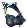 ONIKUMA X15 PRO Gaming headset Cat (Fekete)