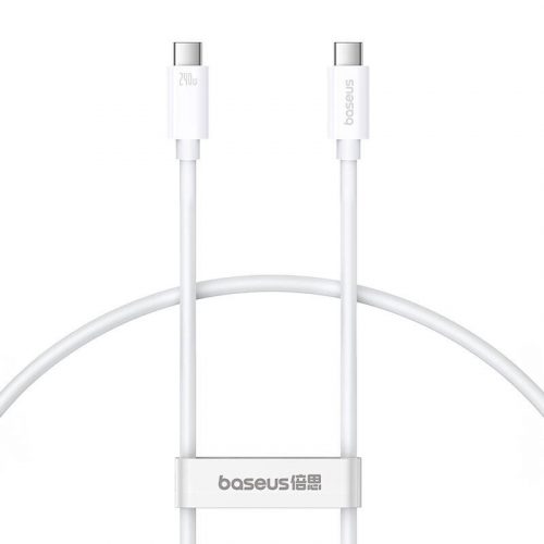 Kábel USB-C do USB-C Baseus Superior USB4, 240W, 1m (biały)