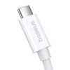 Kábel USB-C do USB-C Baseus Superior USB4, 240W, 1m (biały)