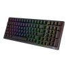 Tastatură mecanică fără fir Royal Kludge RK98 RGB, comutator maro (negru)