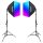 Kit Neewer NK800 two softboxes + bulbs RGB 24W 2700-6500K + tripods + barndoors