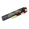 Gens ace 25C 1000mAh 2S1P 7.4V Airsoft Gun Lipo akkumulátor mini Tamiya dugóval