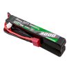 Gens ace 25C 3000mAh 2S2P 7.4V nyerges Airsoft Gun Lipo akkumulátor Mini Deans(T) dugóval