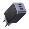 Ugreen Nexode Air 65W fali töltő, USB + 2x USB-C (szürke)