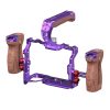 Metal Camera Cage Puluz with Handle For Sony A7R5 / A7M4 (Purple)