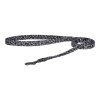 Dogness cat leash+harness walking set (black and white)