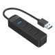 Orico USB to USB 3.0 + 3x USB 2.0 Hub Adapter (black)