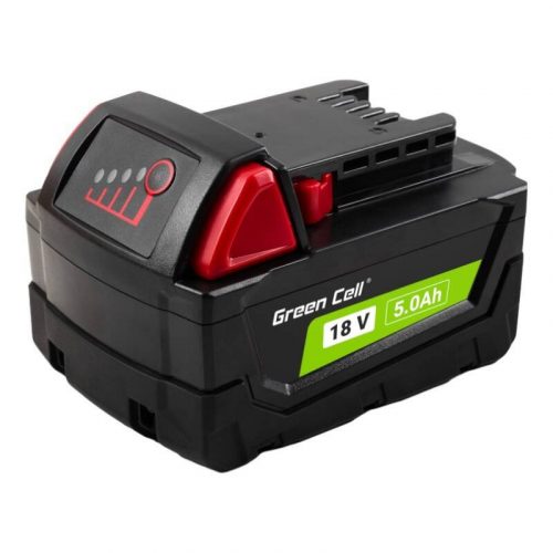 Baterie pentru scule electrice Green Cell PTML18V5, Milwaukee M18 18V 5Ah, Milwaukee M18 18V 5Ah