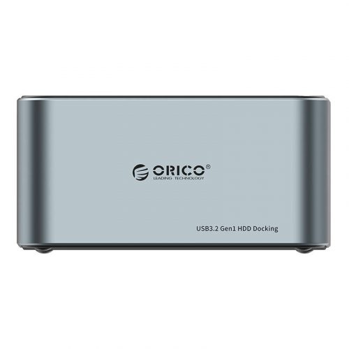 Orico docking station for 2.5" / 3.5" HDD / SSD, 5Gbps, USB-C to USB-C/A with cloning function (black)