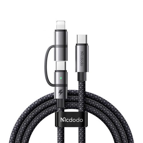 Mcdodo 2in1 kábel CA-0450 USB-C - USB-C + Lightning, 1,2 m