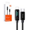 Mcdodo CA-8810 USB-C Lightning kábel, 36W, 1.2m (fekete)