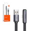 Mcdodo CA-2791 USB-ről villámra csatlakozó szögkábel, 1.8m (fekete)