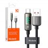 Mcdodo CA-3630 USB-A USB-C kábel, automatikus kikapcsolás, PD 100W, 1.2m (fekete)