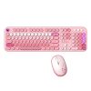 MOFII Lovely 2.4G Wireless Keyboard + Mouse Set (roz)