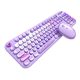 MOFII Lovely 2.4G set tastatură + mouse fără fir (violet)