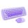 MOFII Candy New 2.4G Wireless Keyboard + Mouse Kit (violet)