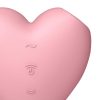 Clitoral massager Satisfyer Cutie Heart Light Red (pink)