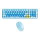 Set tastatură + mouse fără fir MOFI Baby Bear (albastru)