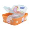 Lunch Box for Kids STOR 13920 3 Compartments Peppa Pig (orange)