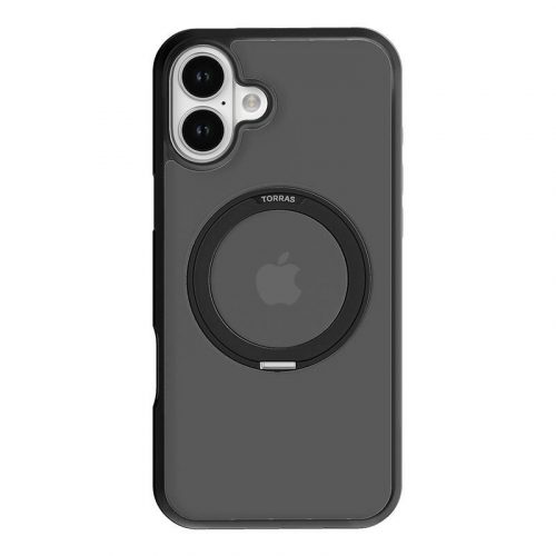 Torras Ostand Pro tok iPhone 16 Plus készülékhez (fekete)