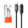 Mcdodo CA-2630 USB-C Lightning kábel, 36W, LED kijelző, 1.2m