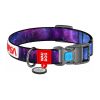 Waudog "NASA21" nylon dog collar with QR code, size L