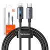 Mcdodo CA-5710 USB-C Lightning kábel 36W villogó fénnyel 1.2m (fekete)