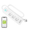 Gosund P1 PLUS intelligens WiFi konnektor (4x AC schuko, 3x USB-A) Tuya