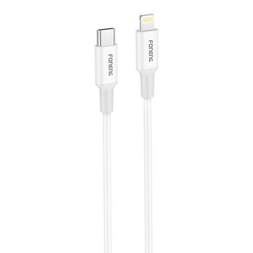 Kábel USB-C do Lightning Foneng X106 PD27W, 1,2m (biały)