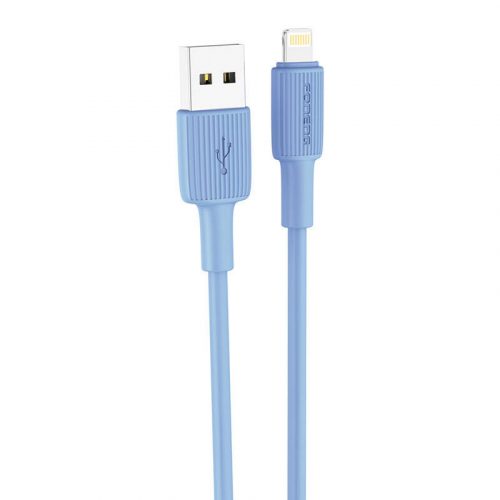 Foneng X100 USB-A Lightning kábel 2.4A, 1.2m (kék)