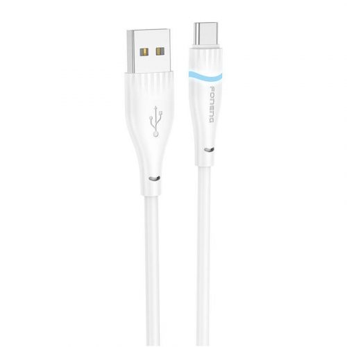 USB-A USB-C kábel Foneng X101 3A, 1,2m (fehér)