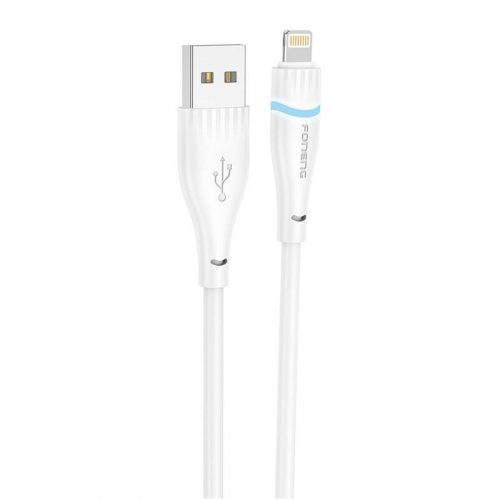 USB-A do Lightning kábel Foneng X101 2,4A, 1,2m (biały)