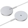 ESR Qi2 mini wireless charger (HaloLock)(silver)