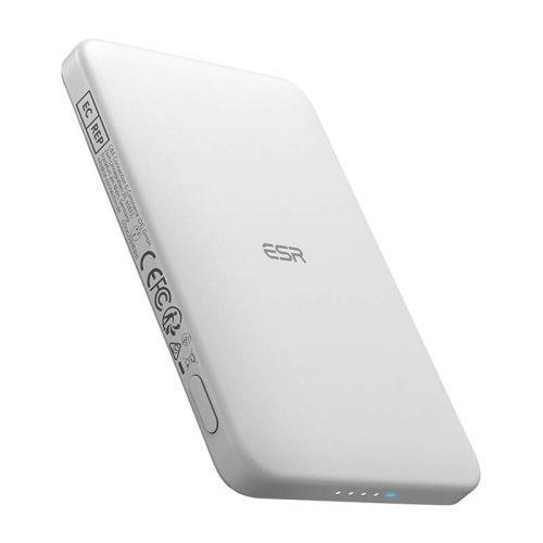 ESR Qi2 MagSlim 5000 mAh mágneses powerbank (fehér)