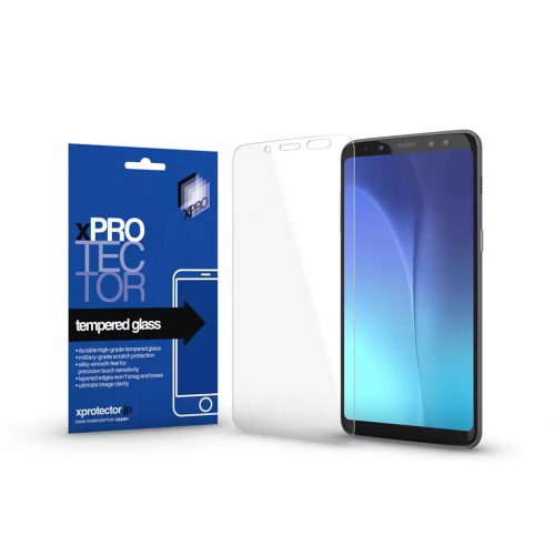 XPRO™ Tempered Glass 0.33mm kijelzővédő üveg / üvegfólia Samsung A8 2018 készülékhez